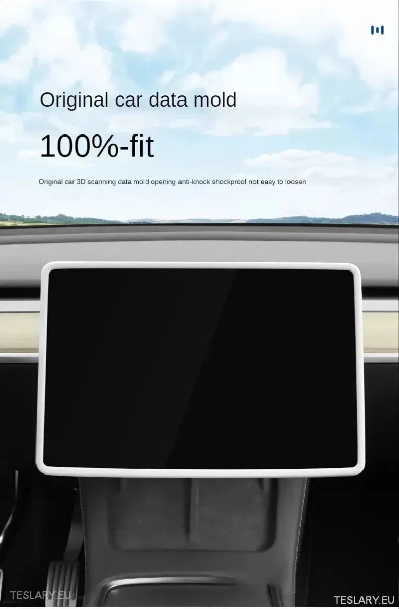 Tesla 3/Y Central Screen Silicon Edge Protector - TESLARY Tesla Shop Accessories Europe Nederlands Ireland Deutschland Espana Alicante France Italia
