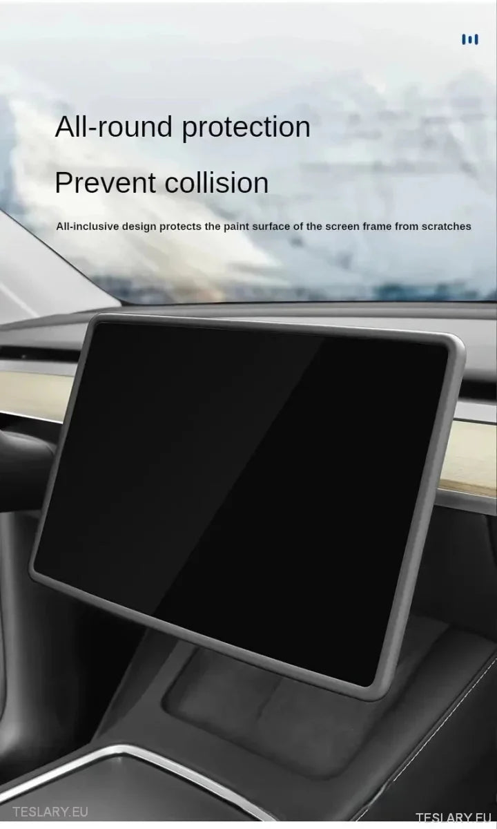 Tesla 3/Y Central Screen Silicon Edge Protector - TESLARY Tesla Shop Accessories Europe Nederlands Ireland Deutschland Espana Alicante France Italia