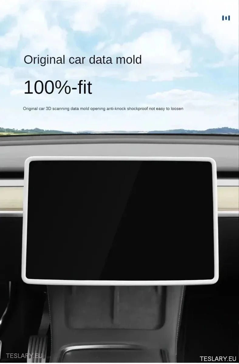 Tesla 3/Y Central Screen Silicon Edge Protector - TESLARY Tesla Shop Accessories Europe Nederlands Ireland Deutschland Espana Alicante France Italia