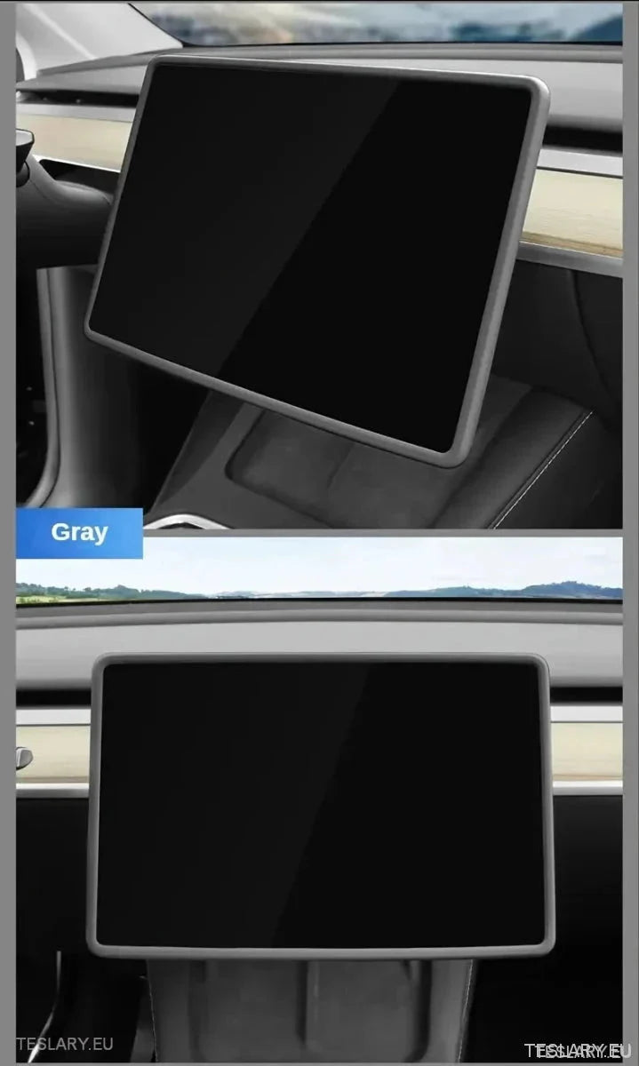 Tesla 3/Y Central Screen Silicon Edge Protector - TESLARY Tesla Shop Accessories Europe Nederlands Ireland Deutschland Espana Alicante France Italia