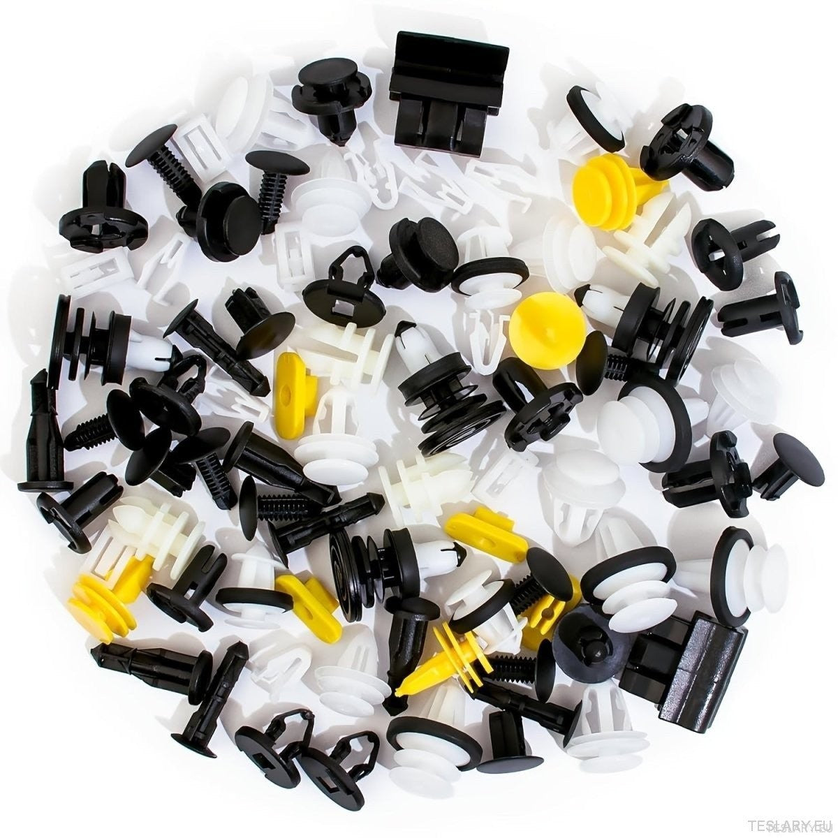 Tesla Body Internal and External Fixer Fastener Clip Pack 70 Pieces - TESLARY Tesla Shop Accessories Europe Nederlands Ireland Deutschland Espana Alicante France Italia