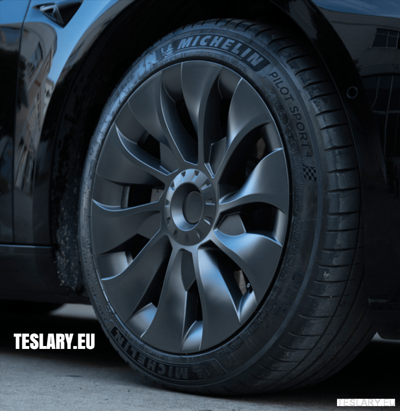 Tesla Model 3 18" UNIQUE S23 Performance - Gun Metal Grey - TESLARY Tesla Shop Accessories Europe Nederlands Ireland Deutschland Espana Alicante France Italia