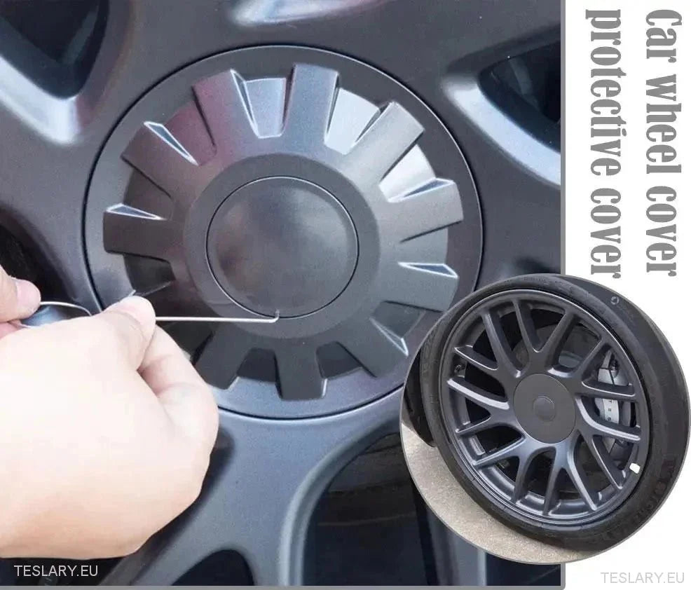 Tesla Model 3 Highland Performance Centre Hub Caps - TESLARY Tesla Shop Accessories Europe Nederlands Ireland Deutschland Espana Alicante France Italia