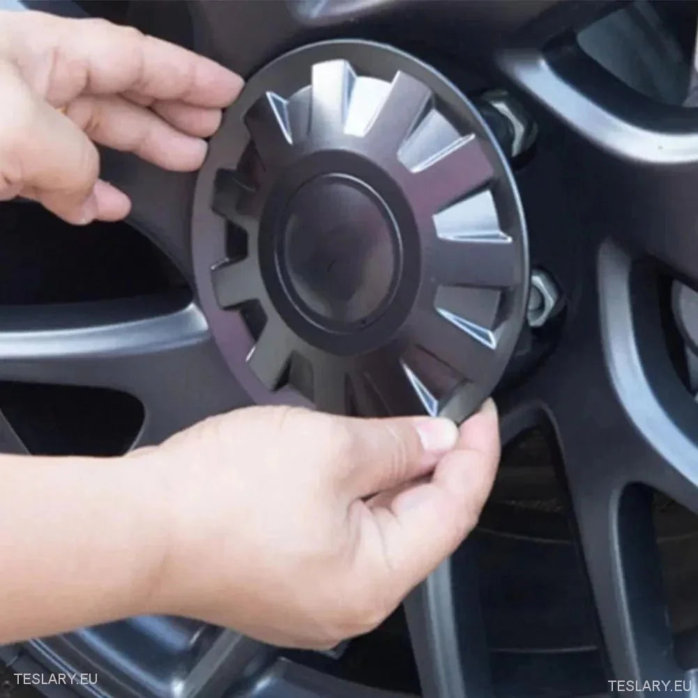 Tesla Model 3 Highland Performance Centre Hub Caps - TESLARY Tesla Shop Accessories Europe Nederlands Ireland Deutschland Espana Alicante France Italia