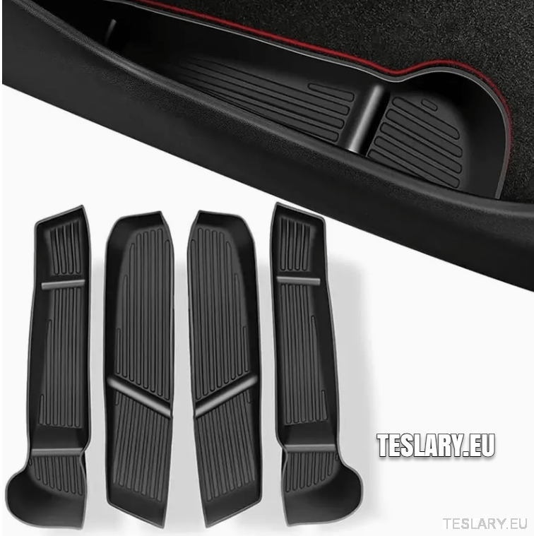 Tesla Model 3 / Y / 3+ Highland Door Organiser Protective Pockets Front & Rear - TESLARY Tesla Shop Accessories Europe Nederlands Ireland Deutschland Espana Alicante France Italia