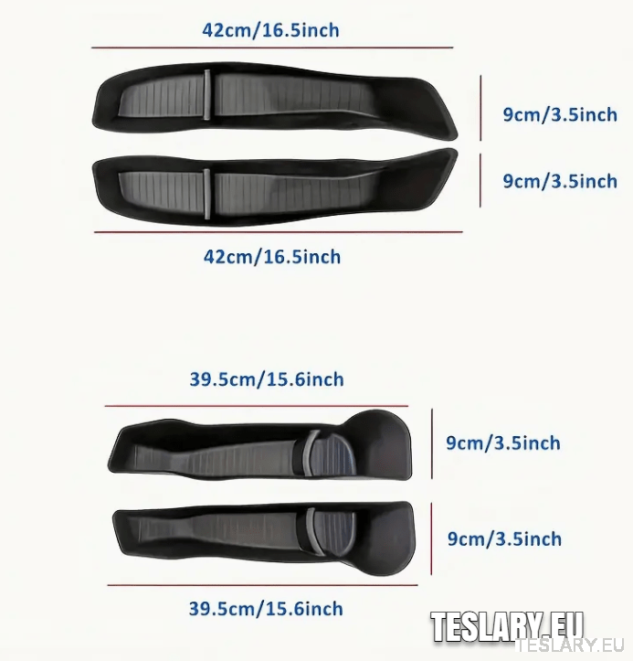 Tesla Model 3 / Y / 3+ Highland Door Organiser Protective Pockets Front & Rear - TESLARY Tesla Shop Accessories Europe Nederlands Ireland Deutschland Espana Alicante France Italia