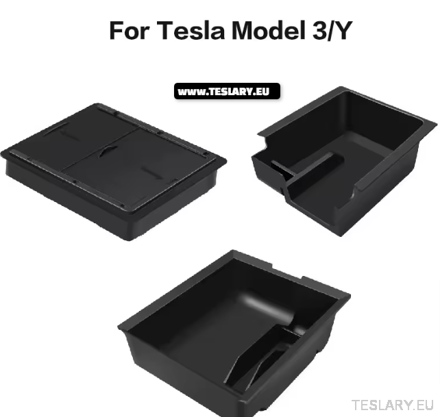 Tesla Model 3 / Y Accessories 4 Piece Kit Centre Console Organizer + Camera Privacy Cover - TESLARY Tesla Shop Accessories Europe Nederlands Ireland Deutschland Espana Alicante France Italia