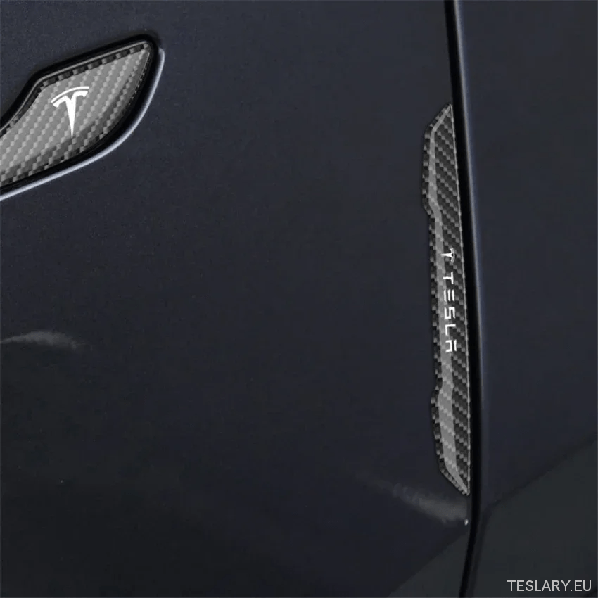 Tesla Model 3 Y Door Protector Cover Scratch Cover Sticker Anti - Scratch with Logo - TESLARY Tesla Shop Accessories Europe Nederlands Ireland Deutschland Espana Alicante France Italia