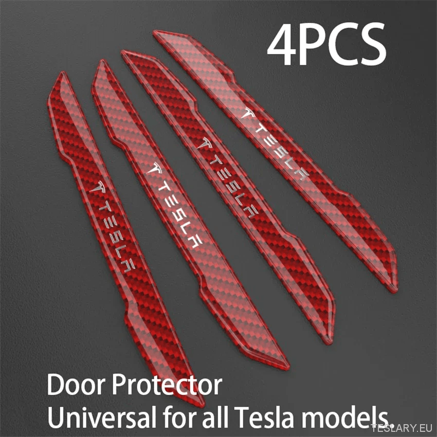 Tesla Model 3 Y Door Protector Cover Scratch Cover Sticker Anti - Scratch with Logo - TESLARY Tesla Shop Accessories Europe Nederlands Ireland Deutschland Espana Alicante France Italia