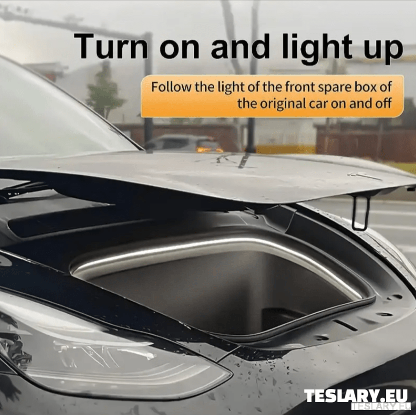 Tesla Model 3 / Y Front Frunk Led Bright White Light - TESLARY Tesla Shop Accessories Europe Nederlands Ireland Deutschland Espana Alicante France Italia