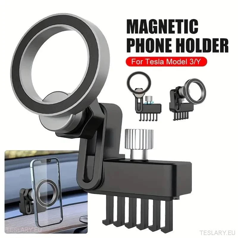 Tesla Model 3 / YMagnetic Phone Holder 360 Degrees -TESLARY.IE Tesla Shop Europe
