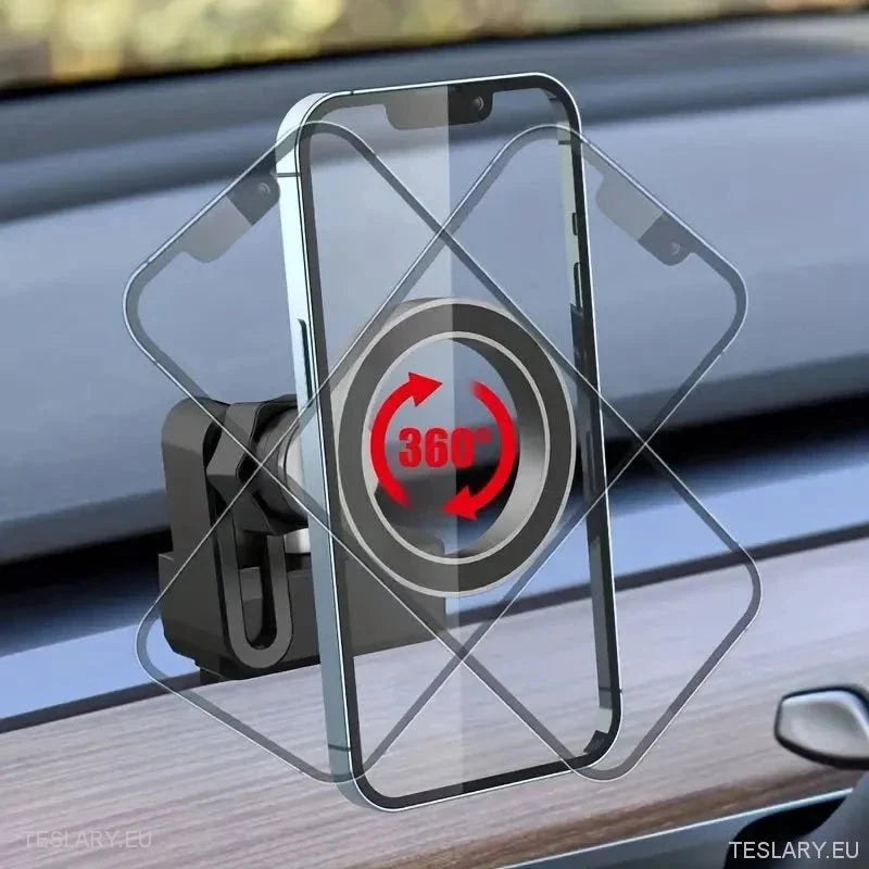 Tesla Model 3 / YMagnetic Phone Holder 360 Degrees -TESLARY.IE Tesla Shop Europe