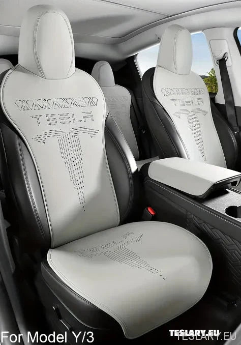 Tesla Model 3 / Y Nappa PU Leather Fitted Seat Protective Covers