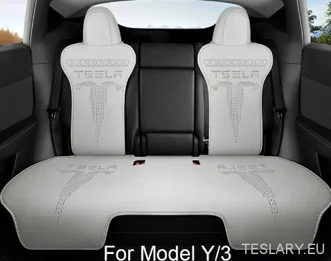 Tesla Model 3 / Y Nappa PU Leather Fitted Seat Protective Covers - TESLARY Tesla Shop Accessories Europe Nederlands Ireland Deutschland Espana Alicante France Italia