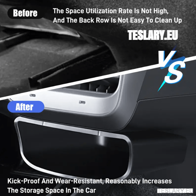 Tesla Model 3 / Y Rear Airvent Storage Solution - TESLARY Tesla Shop Accessories Europe Nederlands Ireland Deutschland Espana Alicante France Italia