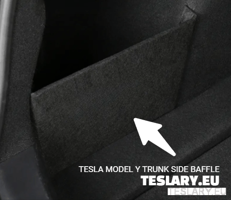 Tesla Model 3 / Y Trunk Side Baffle Rear Compartment Trunk Storage Box - TESLARY Tesla Shop Accessories Europe Nederlands Dublin Cork Ireland Deutschland Espana Alicante France Italia