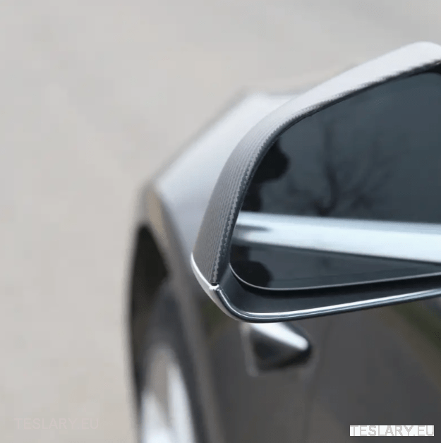 Tesla Model 3/Y Side Mirror Protective Cover in Carbon Gloss and Matte - Tesla Shop Europe - TESLARY.IE Ireland - France boutique- Deutschland Geschäft- España comercio - Nederland winkel- TESLARY.IE
