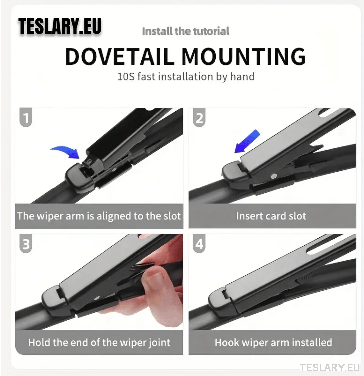 TESLA MODEL X WIPER BLADE KIT ( BOTH WIPERS ) 18 / 28 2016 - 2020 LHD - TESLARY Tesla Shop Accessories Europe Nederlands Ireland Deutschland Espana Alicante France Italia