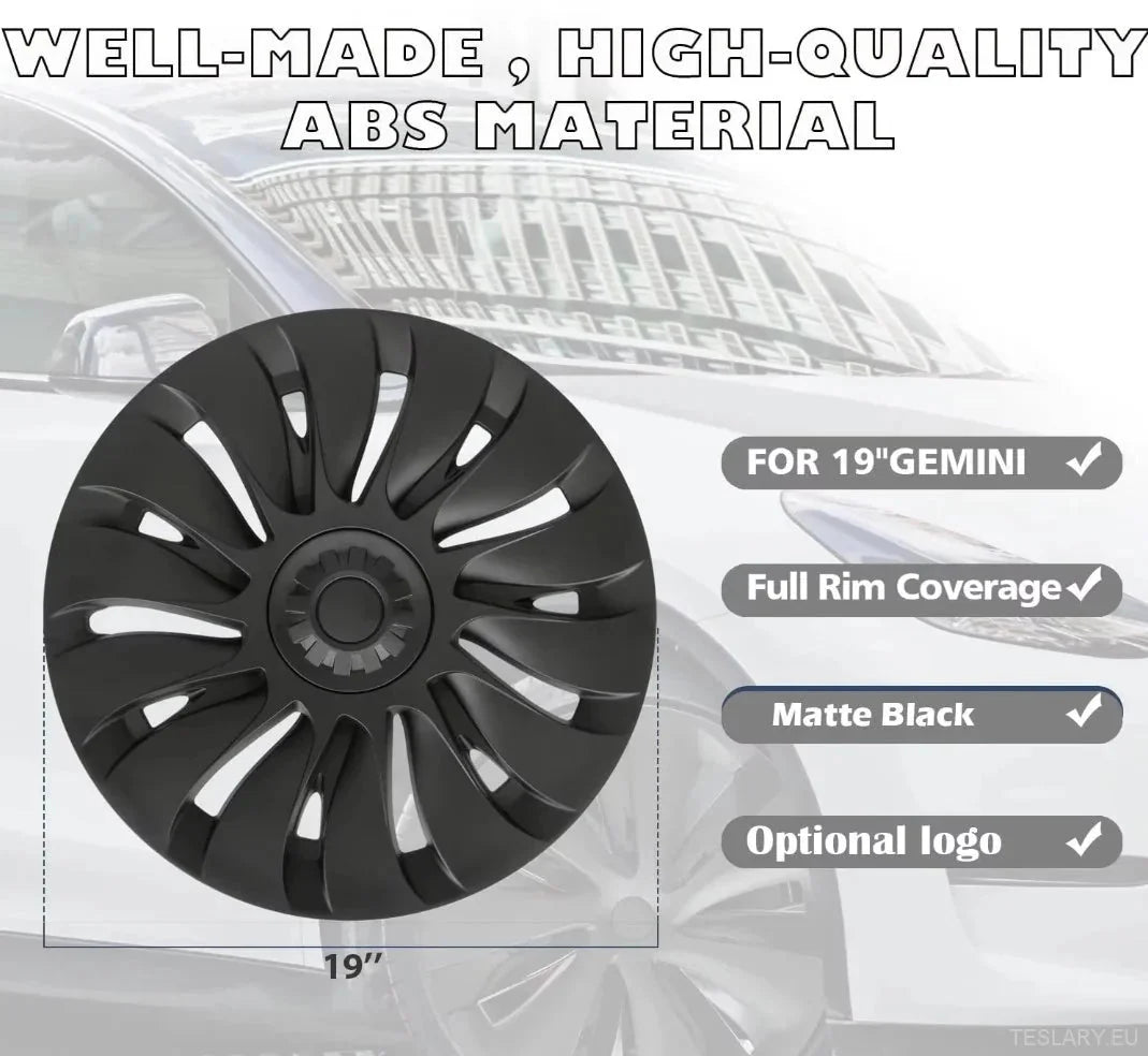 Tesla Model Y 19" Ubertine Performance Style Wheel Covers - TESLARY Tesla Shop Accessories Europe Nederlands Ireland Deutschland Espana Alicante France Italia