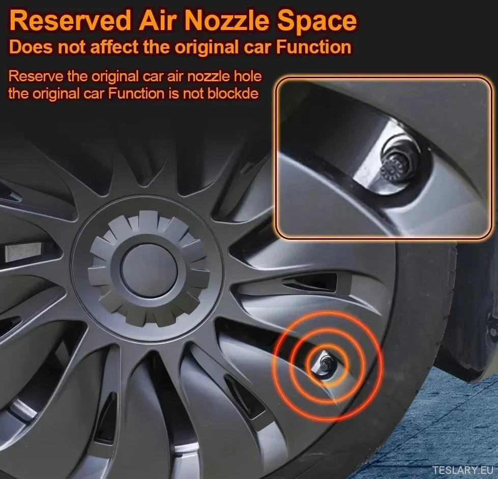Tesla Model Y 19" Ubertine Performance Style Wheel Covers - TESLARY Tesla Shop Accessories Europe Nederlands Ireland Deutschland Espana Alicante France Italia