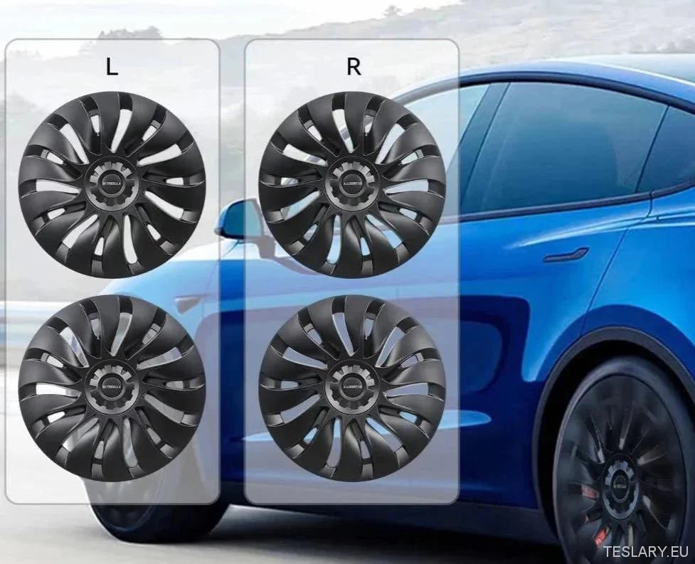 Tesla Model Y 19" Ubertine Performance Style Wheel Covers - TESLARY Tesla Shop Accessories Europe Nederlands Ireland Deutschland Espana Alicante France Italia