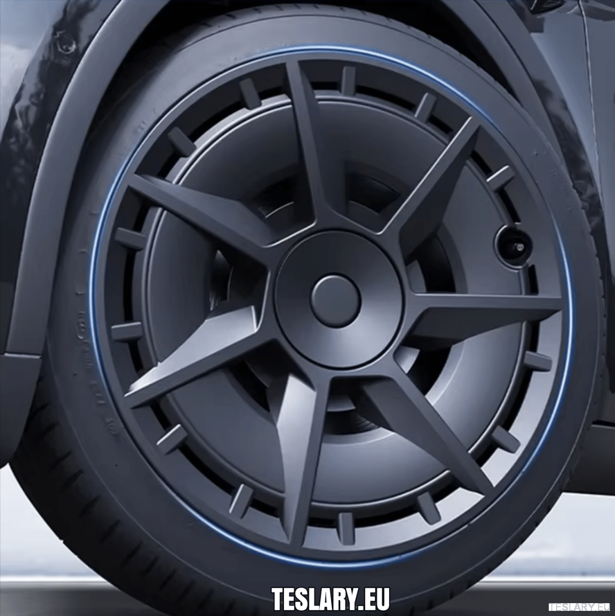 TESLA MODEL Y 19" UNIQUE S7 FULL COVER WHEEL HUBS - TESLARY Tesla Shop Accessories Europe Nederlands Ireland Deutschland Espana Alicante France Italia