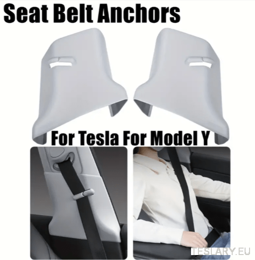 TESLA MODEL Y SEAT BELT HEIGHT LIMITER - TESLARY Tesla Shop Accessories Europe Nederlands Ireland Deutschland Espana Alicante France Italia