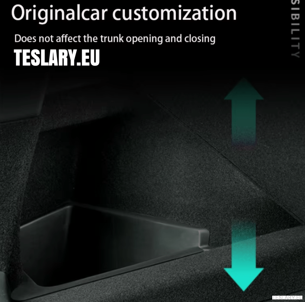 Tesla Model Y Trunk Organiser Side Pockets with Lids ( 2 ) - TESLARY Tesla Shop Accessories Europe Nederlands Ireland Deutschland Espana Alicante France Italia