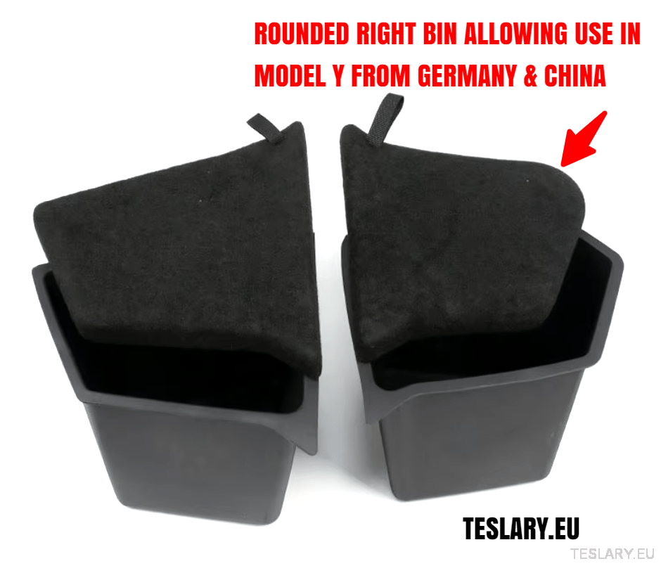 Tesla Model Y Trunk Organiser Side Pockets with Lids ( 2 ) - TESLARY Tesla Shop Accessories Europe Nederlands Ireland Deutschland Espana Alicante France Italia