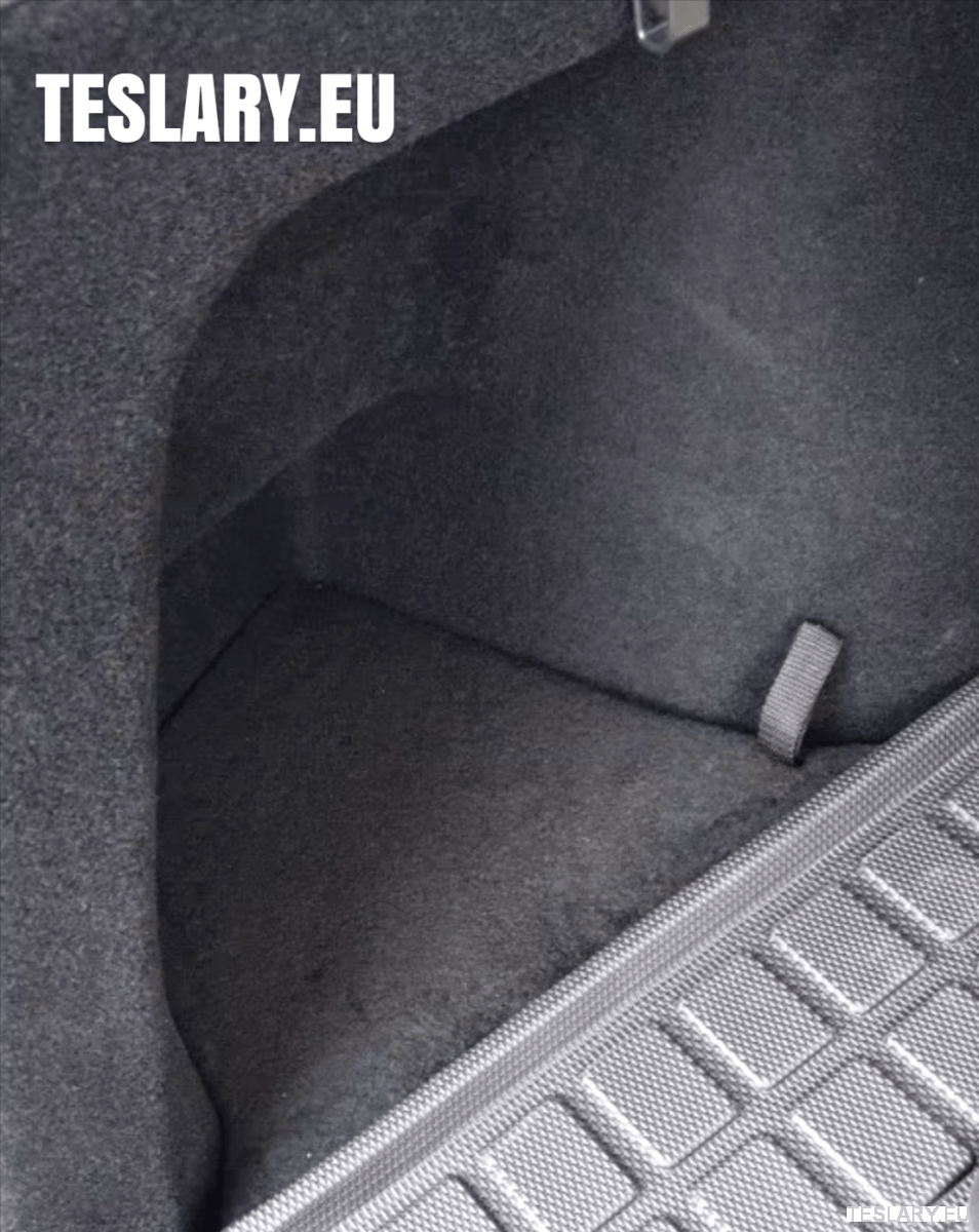 Tesla Model Y Trunk Organiser Side Pockets with Lids ( 2 ) - TESLARY Tesla Shop Accessories Europe Nederlands Ireland Deutschland Espana Alicante France Italia