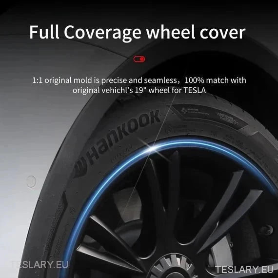 Tesla Y 19" Sport Gemini Style Wheel Cover in Black - Tesla Shop Europe - TESLARY.IE Ireland - France boutique- Deutschland Geschäft- España comercio - Nederland winkel- TESLARY.IE