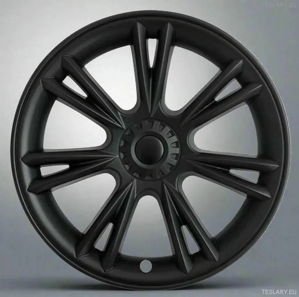 Tesla Model Y UNIQUE S14 19" Gemini Style - Matte Black - TESLARY Tesla Shop Accessories Europe Nederlands Ireland Deutschland Espana Alicante France Italia