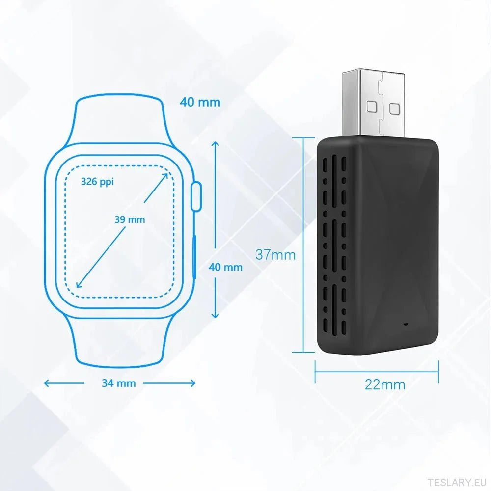 Universal Wireless CarPlay & Android Auto Adapter - TESLARY Tesla Shop Accessories Europe Nederlands Ireland Deutschland Espana Alicante France Italia