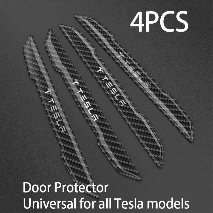 Tesla Model 3 Y Door Protector Cover Scratch Cover Sticker Anti-Scratch with Logo