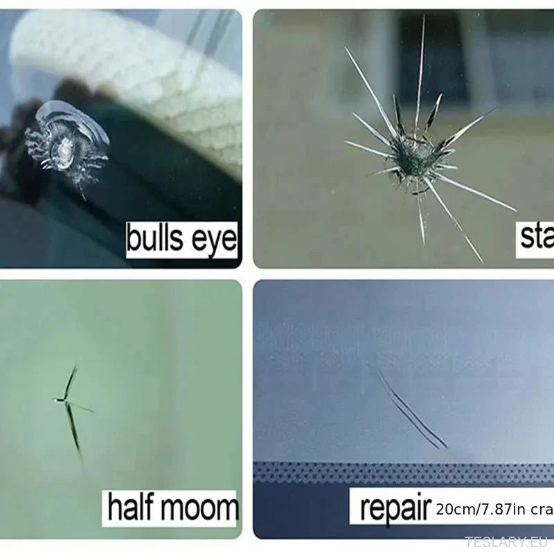 Windscreen Glass Crack Repair Kit - TESLARY Tesla Shop Accessories Europe Nederlands Ireland Deutschland Espana Alicante France Italia