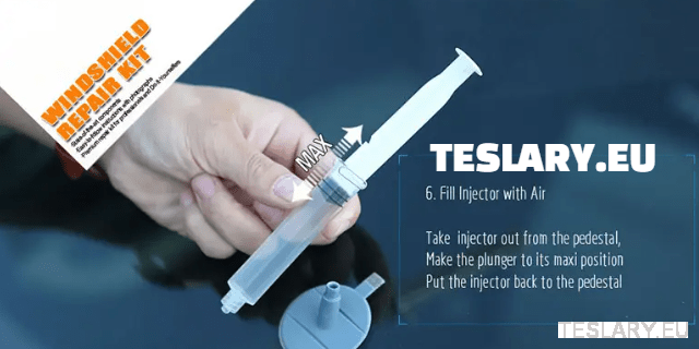 Windscreen Glass Crack Repair Kit - TESLARY Tesla Shop Accessories Europe Nederlands Ireland Deutschland Espana Alicante France Italia