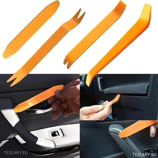 4 Piece Trim Tool Kit for your Tesla ( Anti Scratch ) - TESLARY Tesla Shop Accessories Europe Nederlands Ireland Deutschland Espana Alicante France Italia