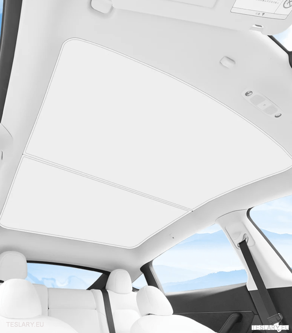 Sunshade Protection for Glass Roof for Tesla 3 & Y -TESLARY.IE Tesla Shop Europe