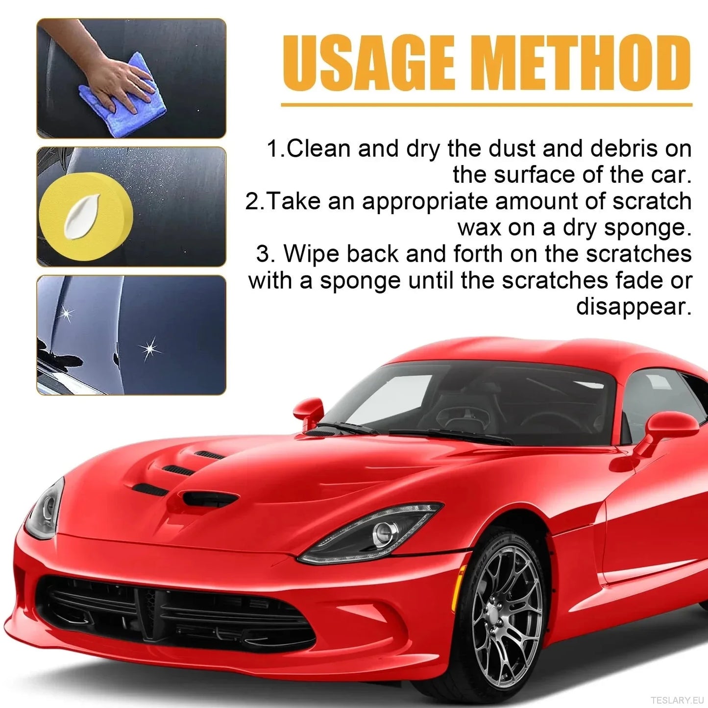 Nano Car Scratch Remover Paste: Deep Repair & Paint Restorer, Waterproof UV Shield, No Polishing Required, Safe for All Colors