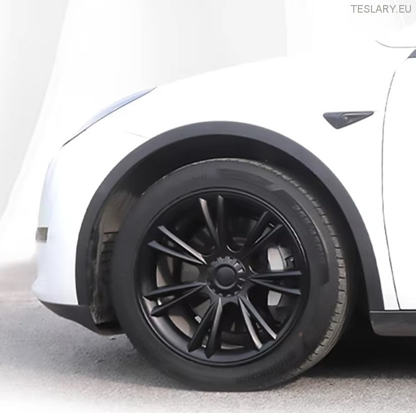 Tesla Model Y UNIQUE S14 19" Gemini Style - Matte Black