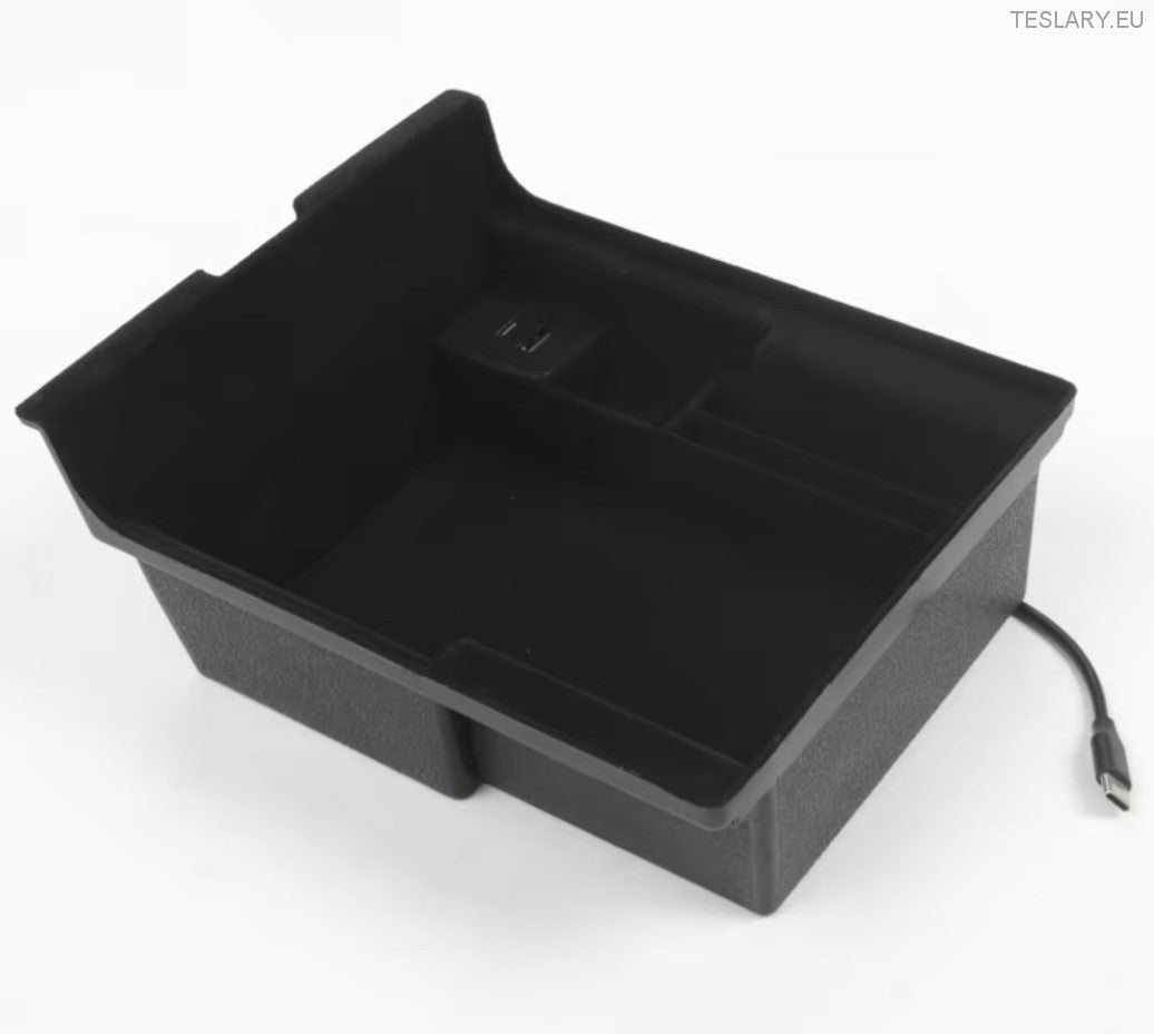 Tesla Model 3 / Y Centre Console Front Organiser Including USB with Spring Return