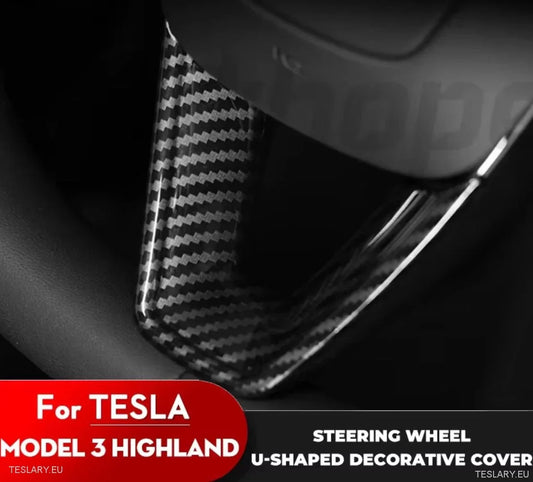 Tesla Model 3 Highland Steering Wheel Decorative Trim