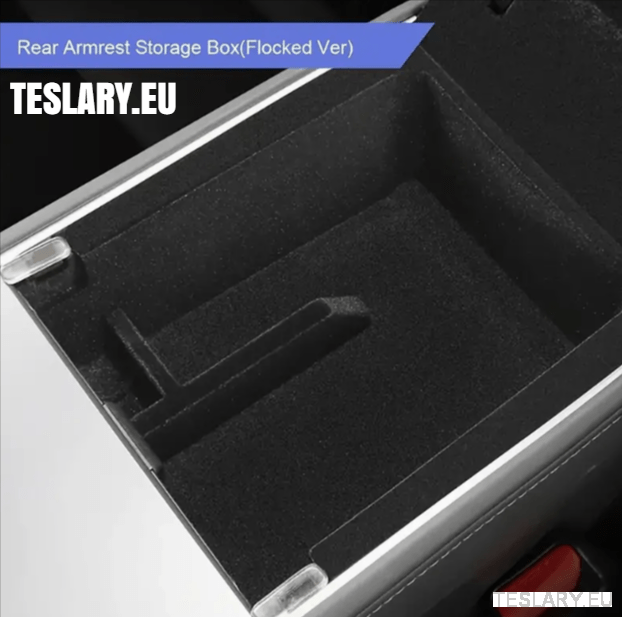 Tesla Model 3 / Y Centre Console Front Organiser Tray Flocked