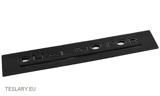 Tesla Model 3/Y Dual Motor Logo Emblem Black , Red , Chrome , Gold