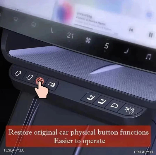 Multi Function Physical Buttons & Storage for Tesla Model 3 / Y - TESLARY Tesla Shop Accessories Europe Nederlands Ireland Deutschland Espana Alicante France Italia