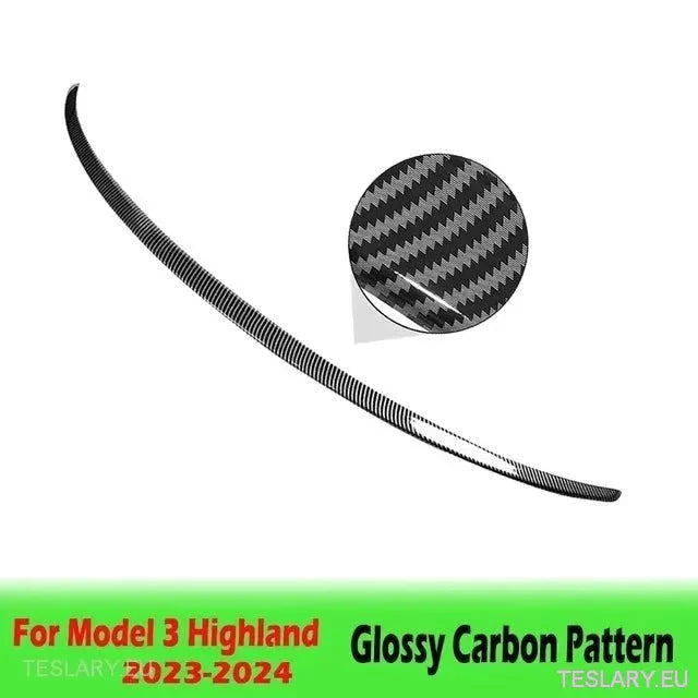 Rear Trunk Spoiler for Tesla Model 3 Highland 2024 Onwards
