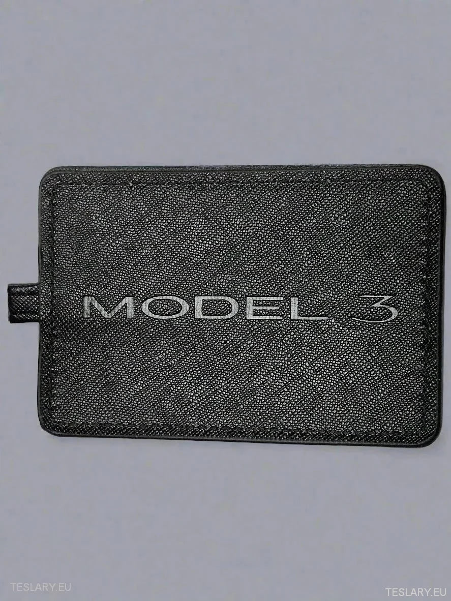 Modern Key Case Cover with Tesla Model 3 logo -TESLARY.IE Tesla Shop Europe