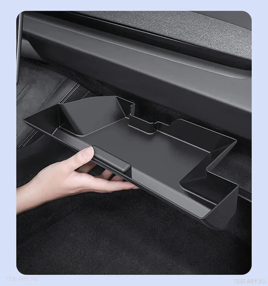 Tesla 3 Highland Central Glovebox Storage Organiser ( LEFT HAND DRIVE ONLY ) - TESLARY Tesla Shop Accessories Europe Nederlands Ireland Deutschland Espana Alicante France Italia