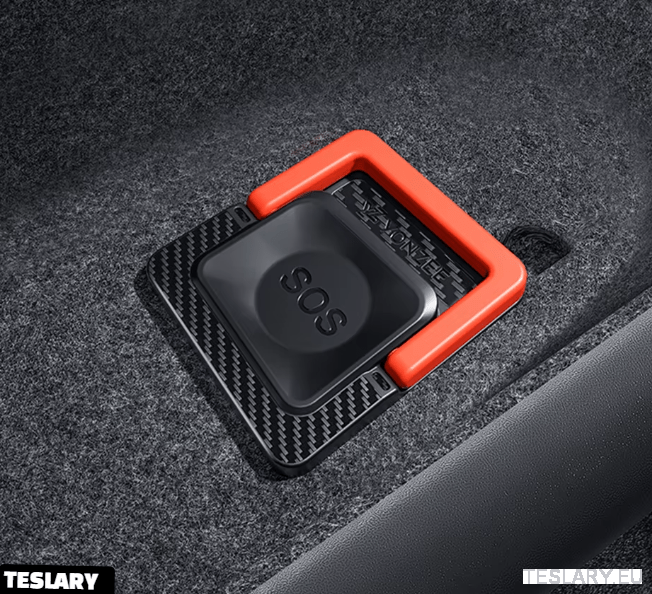 Tesla 3 Highland Emergency Rear Door Pull Handle - TESLARY Tesla Shop Accessories Europe Nederlands Ireland Deutschland Espana Alicante France Italia