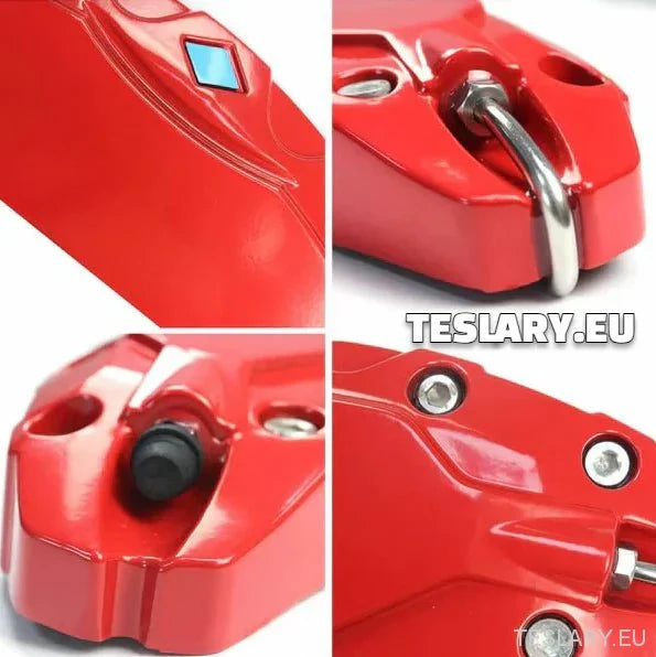 Tesla Model 3 / 3+ / Y Aluminium Brake Caliper Covers ( Set of 4 Pieces )